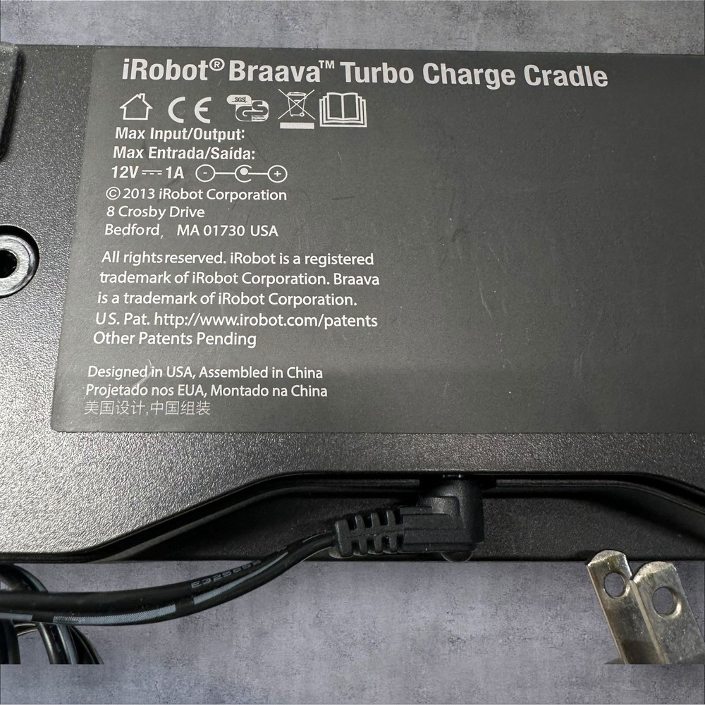 Genuine iRobot‎ Braava 380 Turbo Charge Cradle & Adapter - Picture 3 of 4